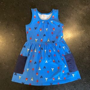 Hanna Andersson Disney Mickey Blue Dress